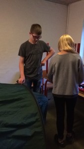 2. Senior Væbnerne forbereder til Senior Festival